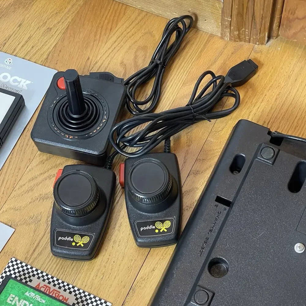 Atari 2600 Light Sixer 6 Switch Console Bundle 25 Game W/ Manuals Tested